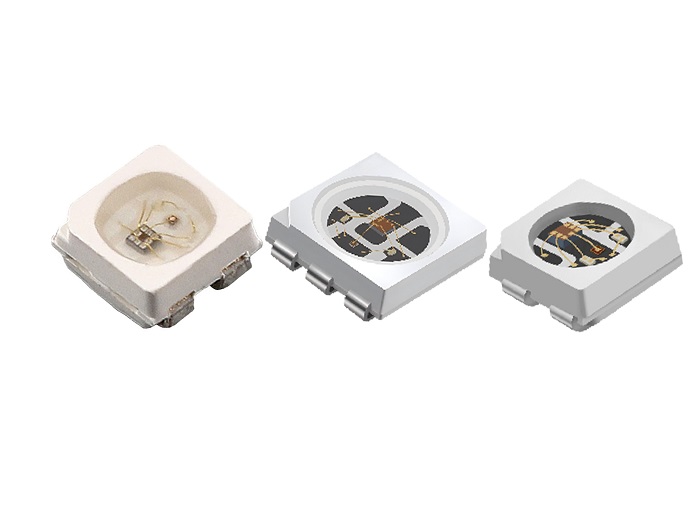 貼片LED燈珠內(nèi)置IC幻彩燈珠